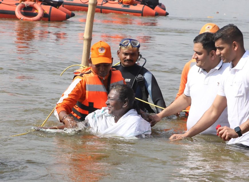महाकुंभ में महामहिम का पुण्य स्नान: एकता और समरसता का संदेश