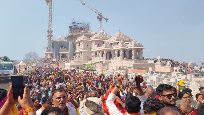 राम मंदिर में भगदड़ की साजिश! संदिग्ध ड्रोन गिरने से बढ़ी सुरक्षा चिंता