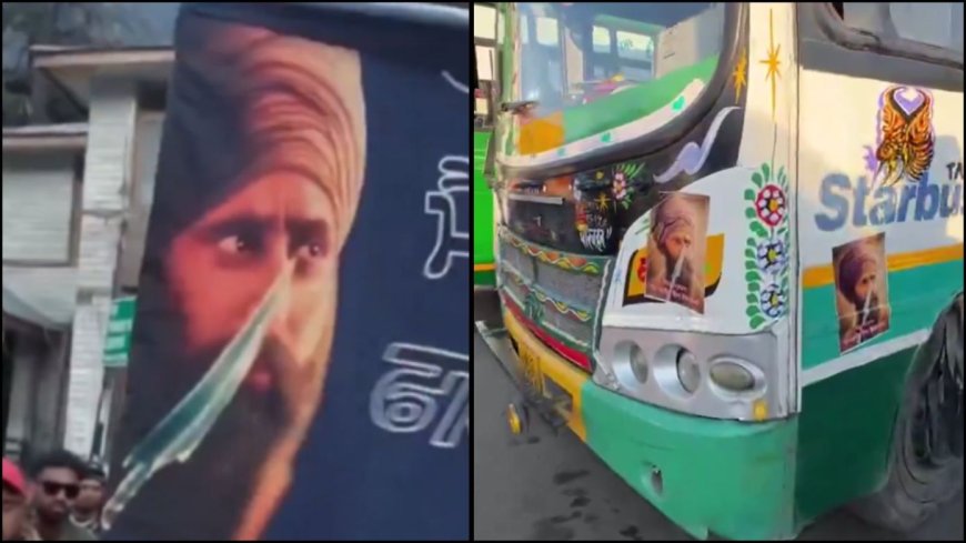 हिमाचल में खालिस्तानी सपोर्टर ने बसों पर जबरन लगाए गए पोस्टर.. स्थानीय लोगों में जबरदस्त आक्रोश