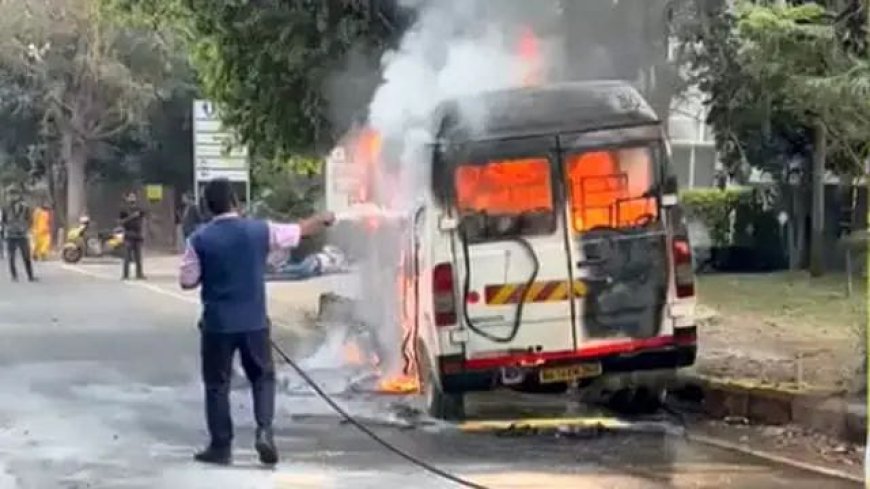 पुणे वैन अग्निकांड: ड्राइवर ने ही रची थी साजिश, 4 लोगों की जलकर मौत, वजह चौंकाने वाली